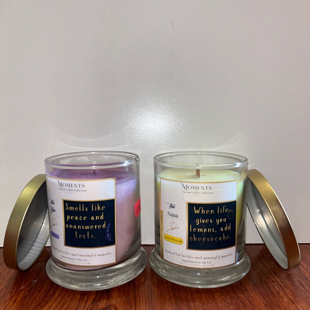 Scented Candle - Lavender & Lemon Duo